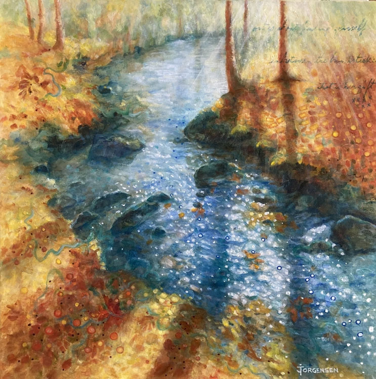 landscape painting by Agnes Jorgensen