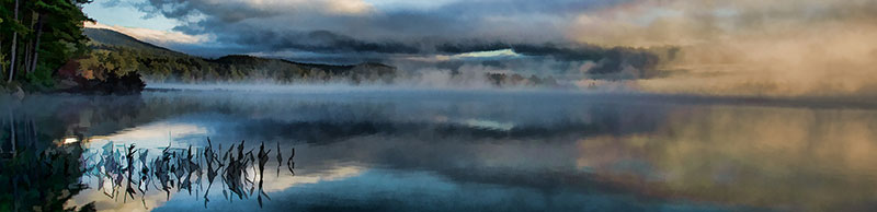 photograph of a lake by Allison Thomas