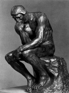Auguste Rodin The Thinker, 1879-1889. Bronze, life-size.