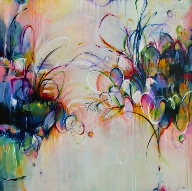 abstract painting by Karen Johnston