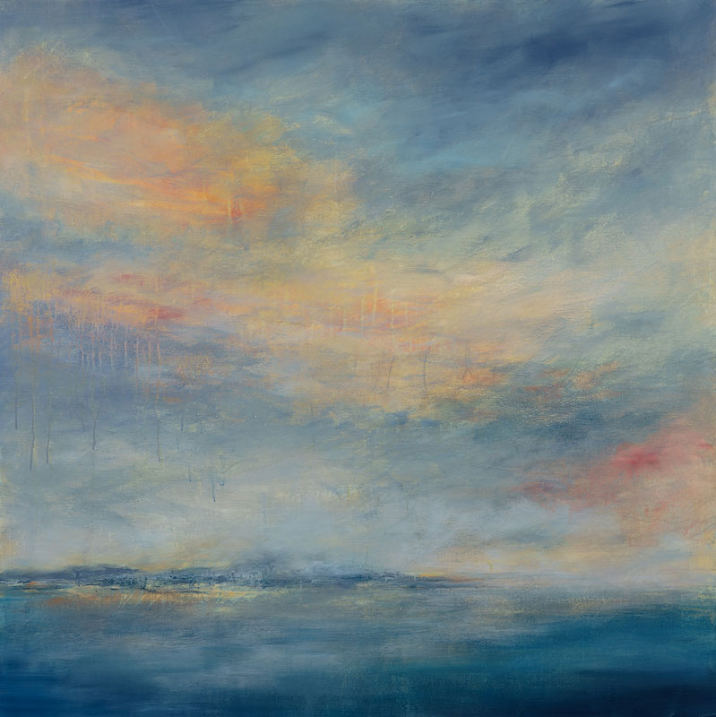 painting of sky by Rebecca Katz