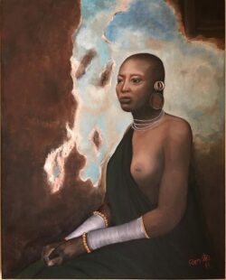 painting of Ethiopian woman by Renata Bosnjak