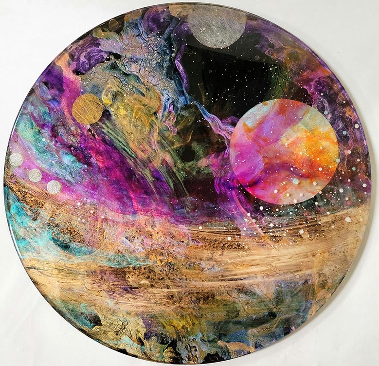 abstract art by Sandra Duran Wilson
